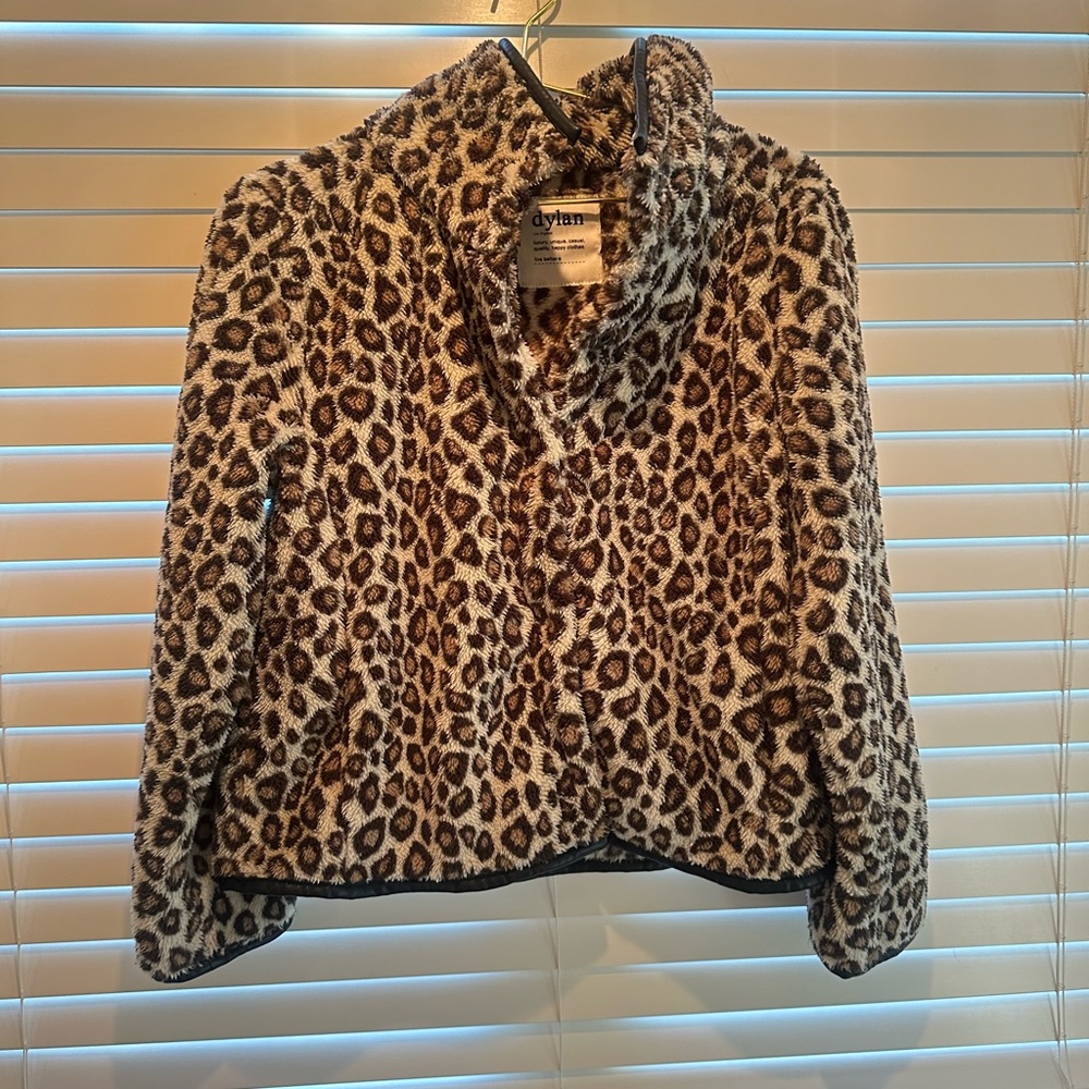 Dylan Animal Print Fleece Jacket